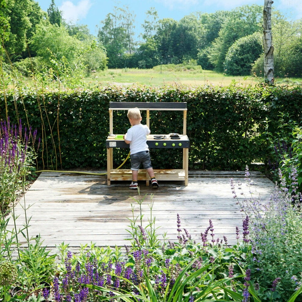 EXIT Yummy 100 Wooden Mud Kitchen - Natural