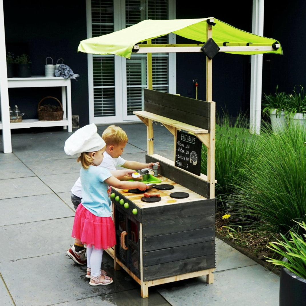 EXIT Yummy 300 Wooden Mud Kitchen - Natural