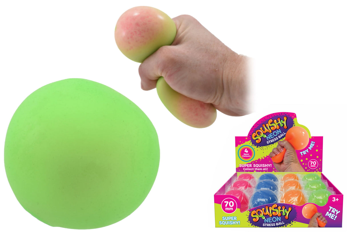 Mouldable Neon Stress Ball Stretchy