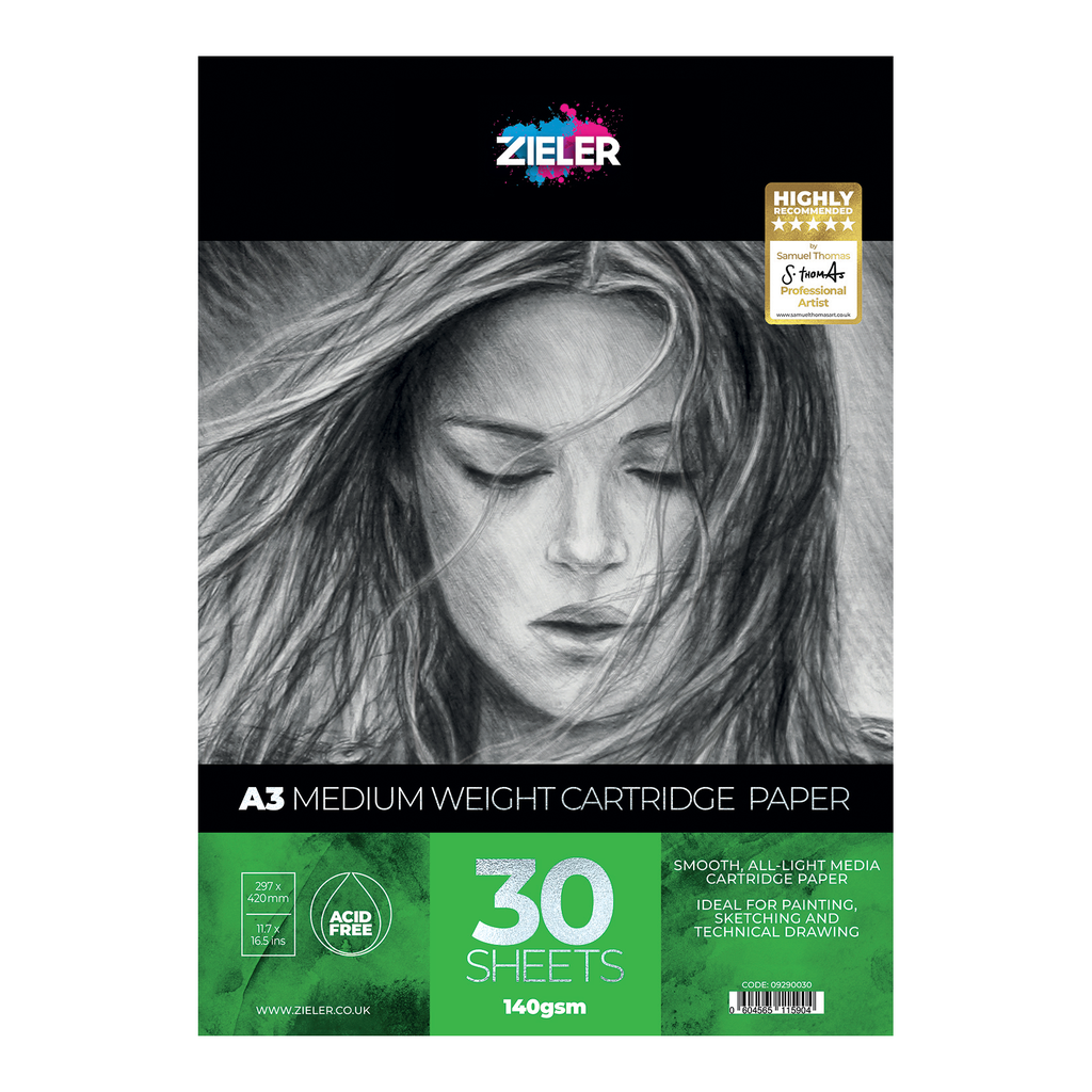 Zieler A3 Cartridge Pad (30 Sheets)