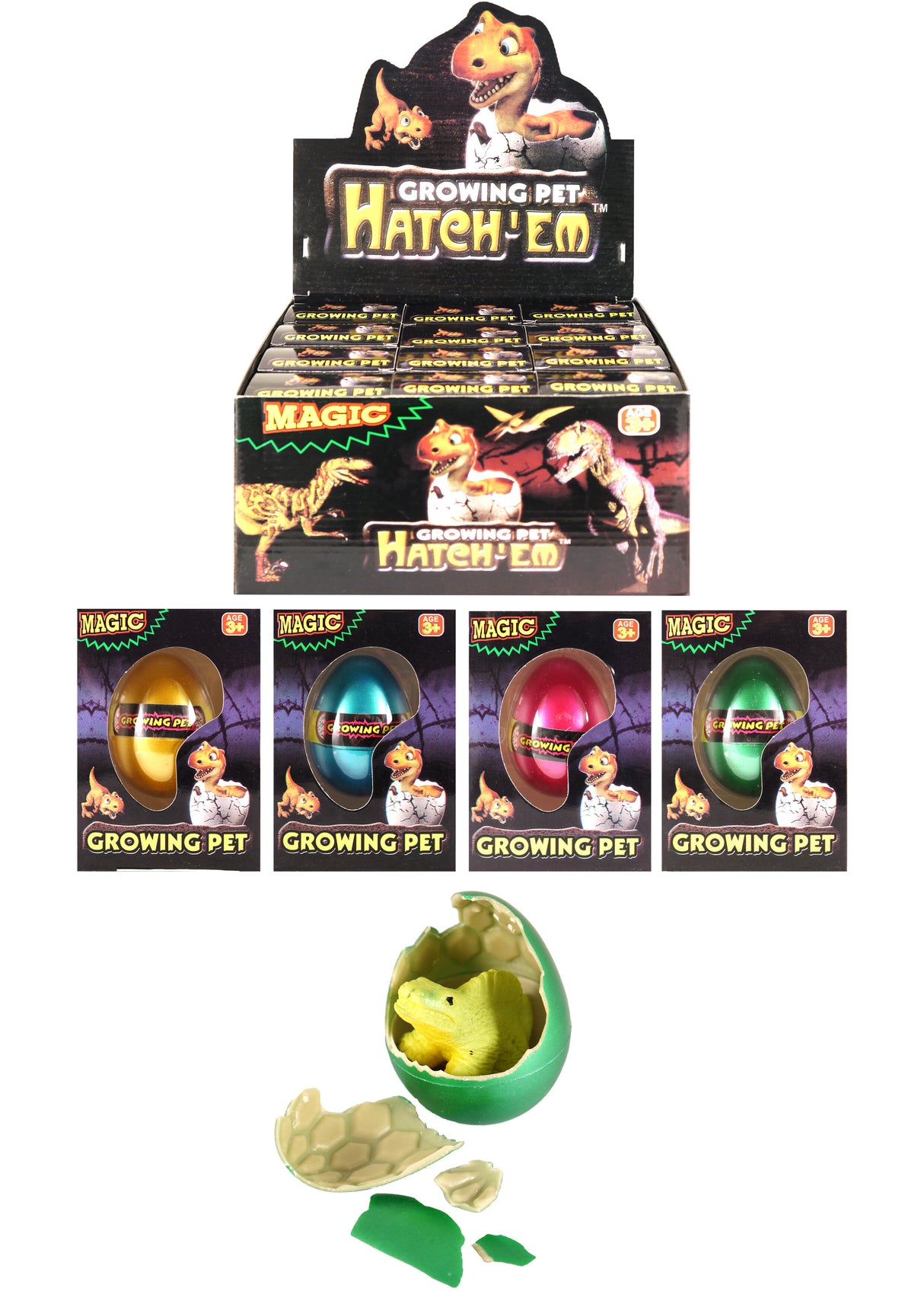 Hatch grow dinosaur egg babies