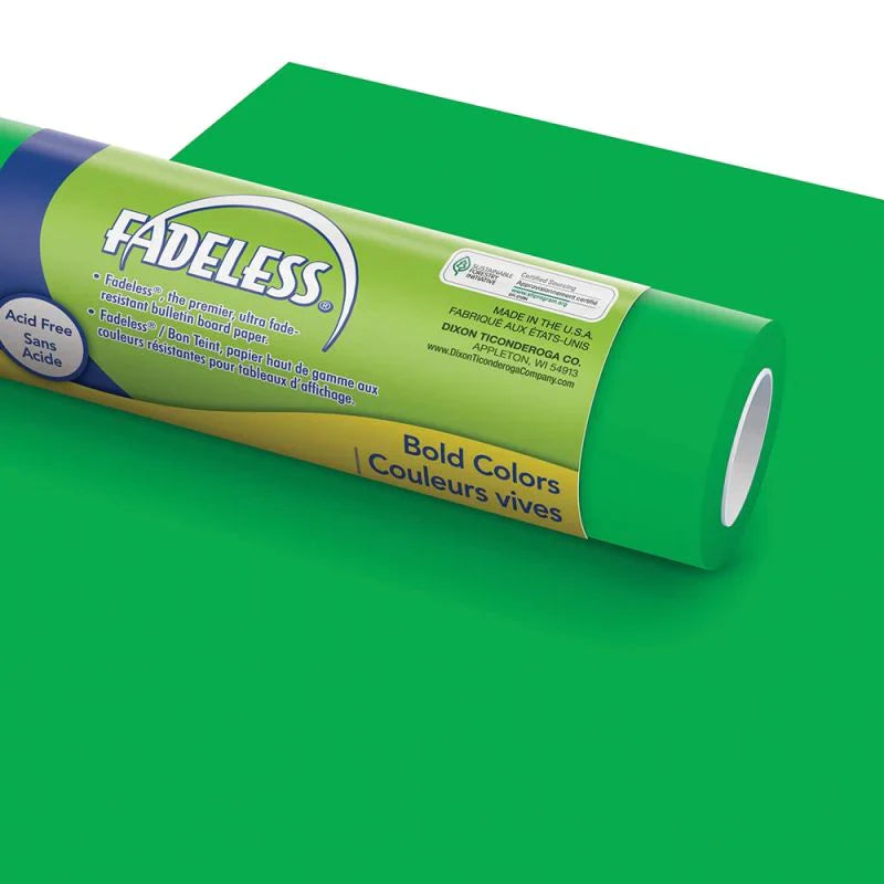 Fadeless Paper Roll - 15m Apple Green