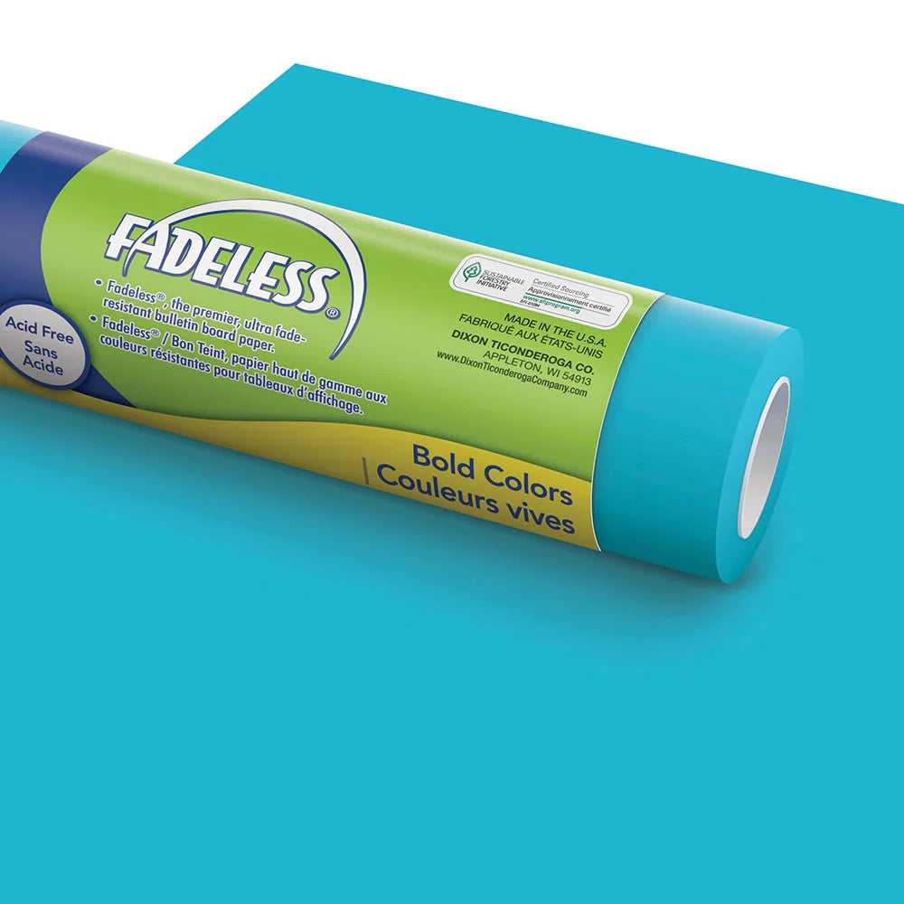 Fadeless Paper Roll - Azure Blue 1218mm x 15m