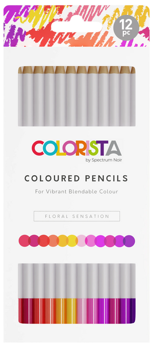 Colorista - Coloured Pencil - Floral Sensation 12pc