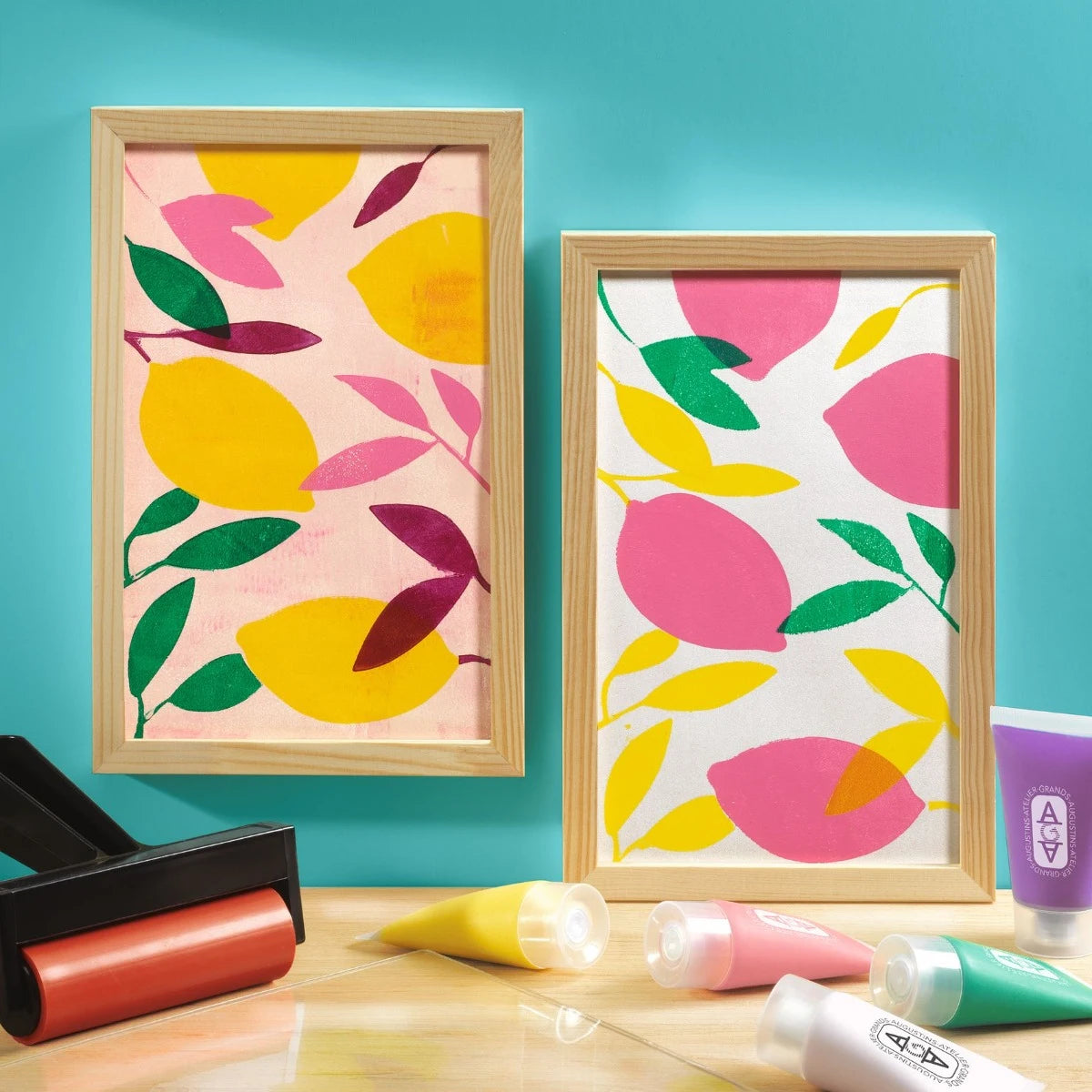 Djeco Atelier Gel Printing Kit - Lemons