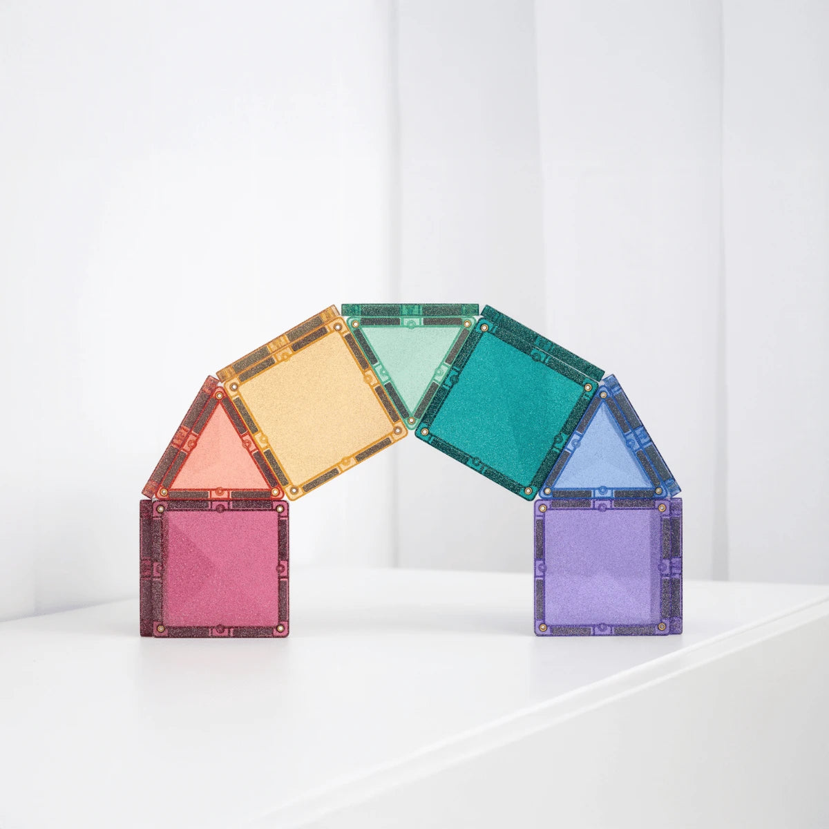 Connetix Glitter Castle Pack (48 Pieces)