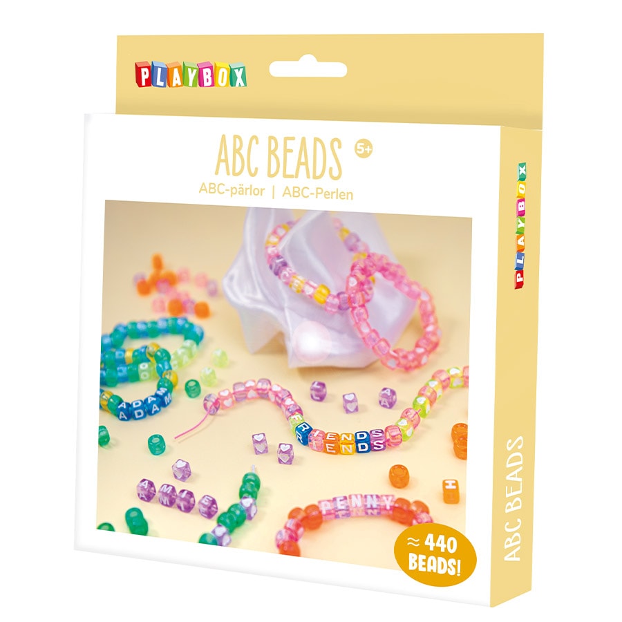 Playbox Craft Bead Set - ABC Beads