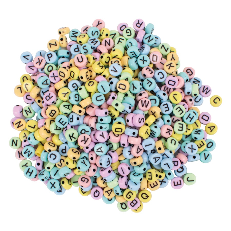Alphabet Beads - Pastel
