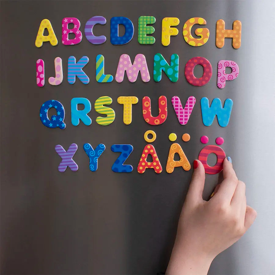 Playbox Magnetic Letters With Patterns (60 Pieces)