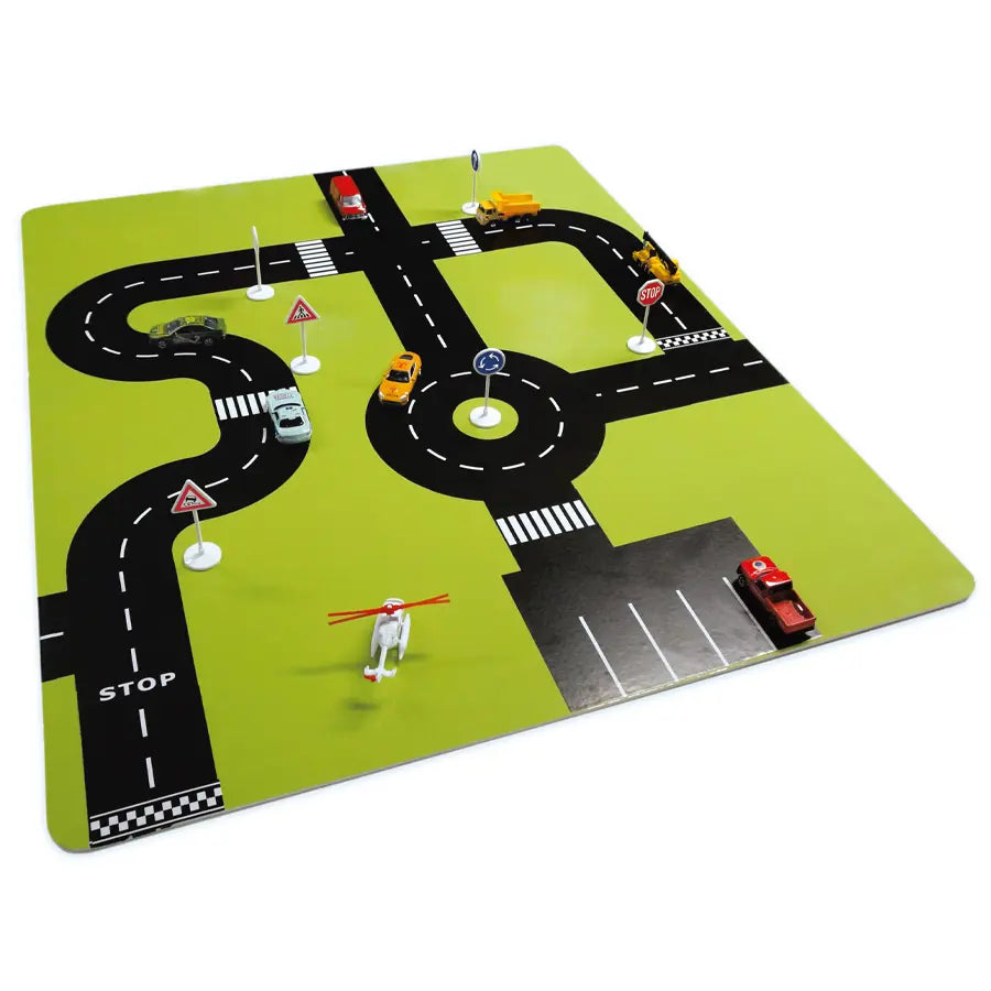 Sticker on roll road 10m