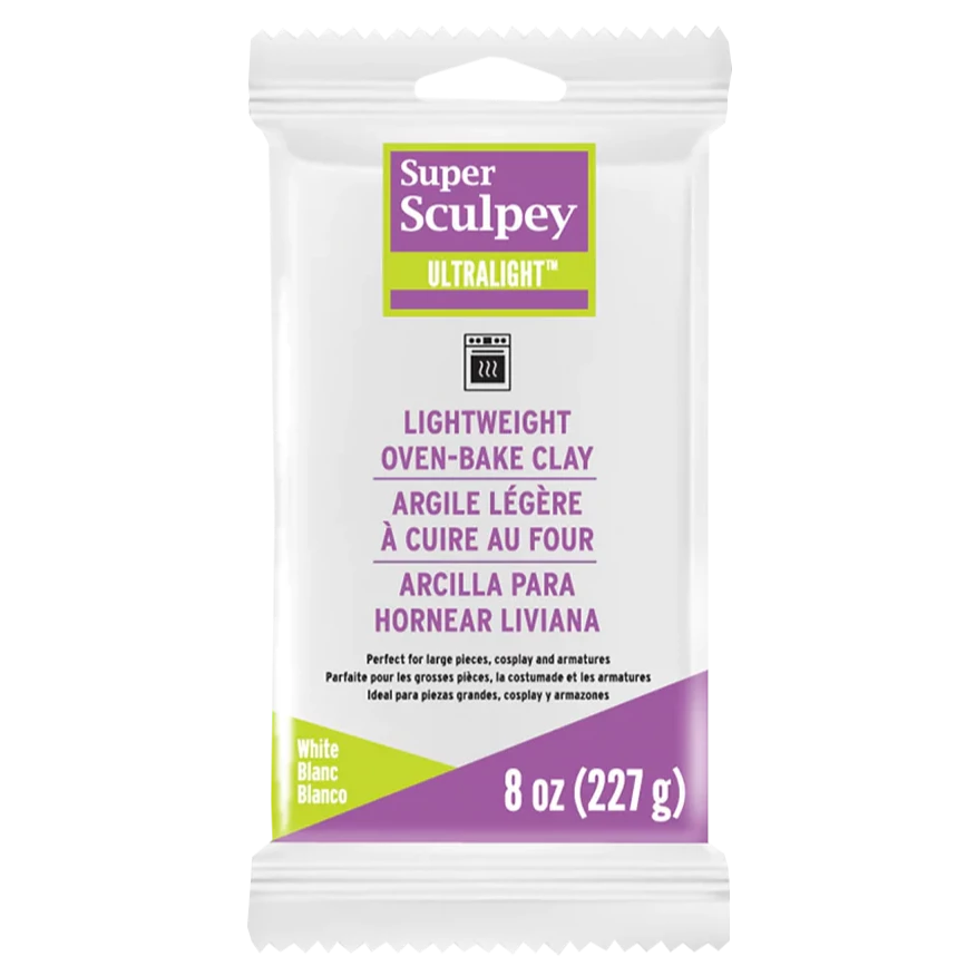 Super Sculpey Ultralight - White 8oz/227g