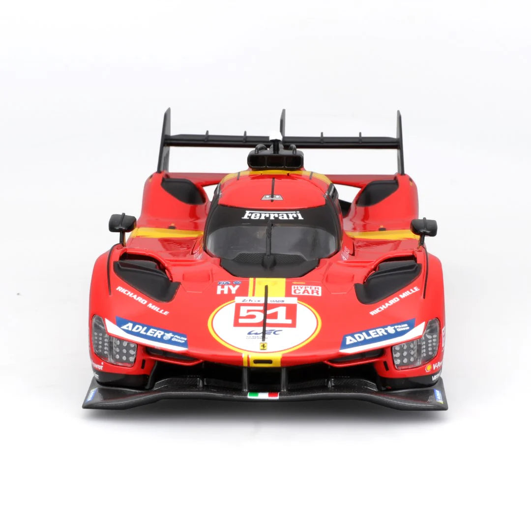 Burago 1:24 Model Kit Ferrari 499P Le Mans HYPERC