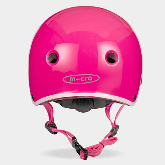Micro Scooters Neon Pink Helmet Curved Classic Small