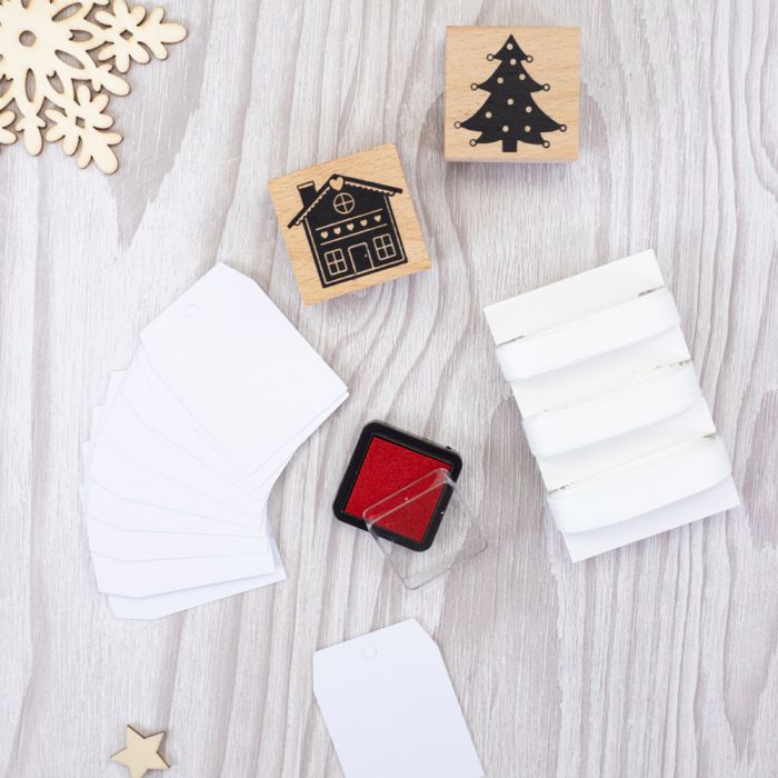 Make Christmas Kit - Tag Making Kit - Nordic - 10pk