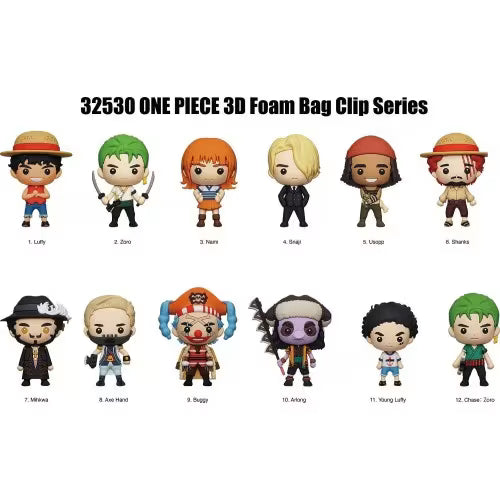 One Piece Netflix Live Action Series 1 Bag Clips