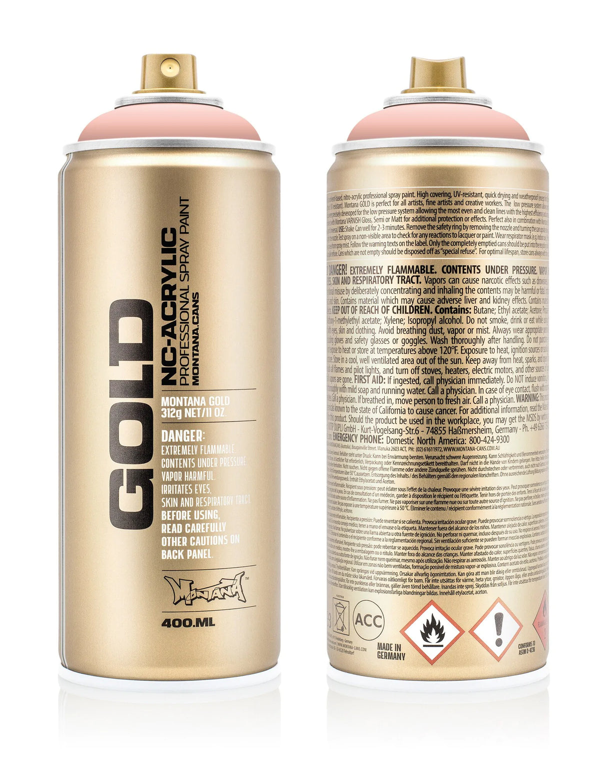 Montana GOLD Spray Paint - Shrimp Pastel (CL2100)