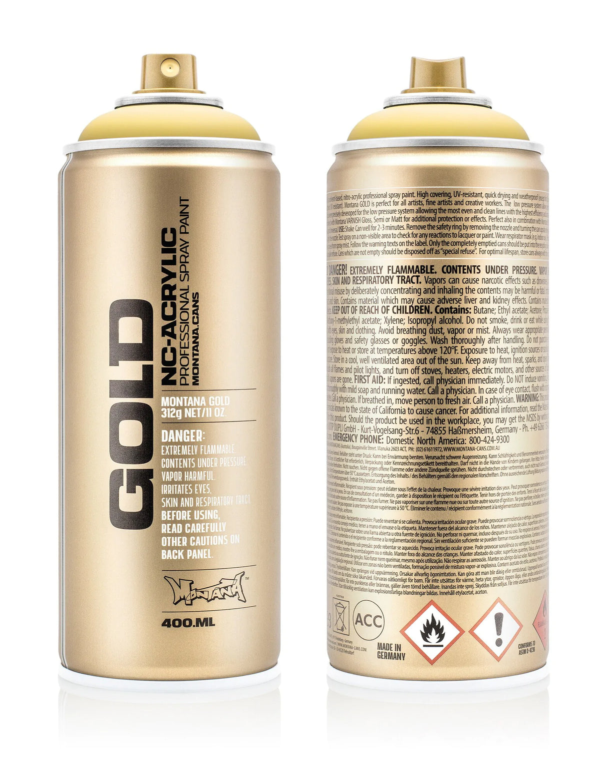 Montana GOLD Spray Paint 400ml - Pudding (G1200)
