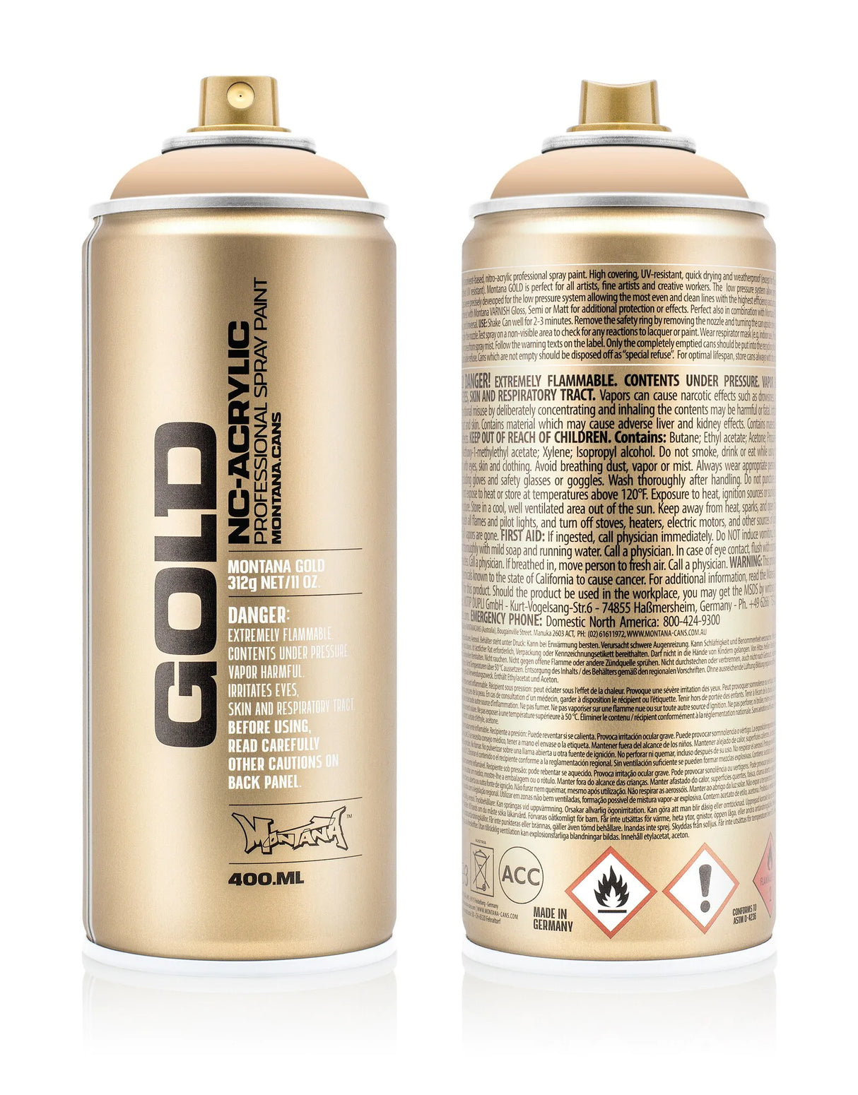 Montana GOLD Spray Paint 400ml - Cappuccino (G1420)
