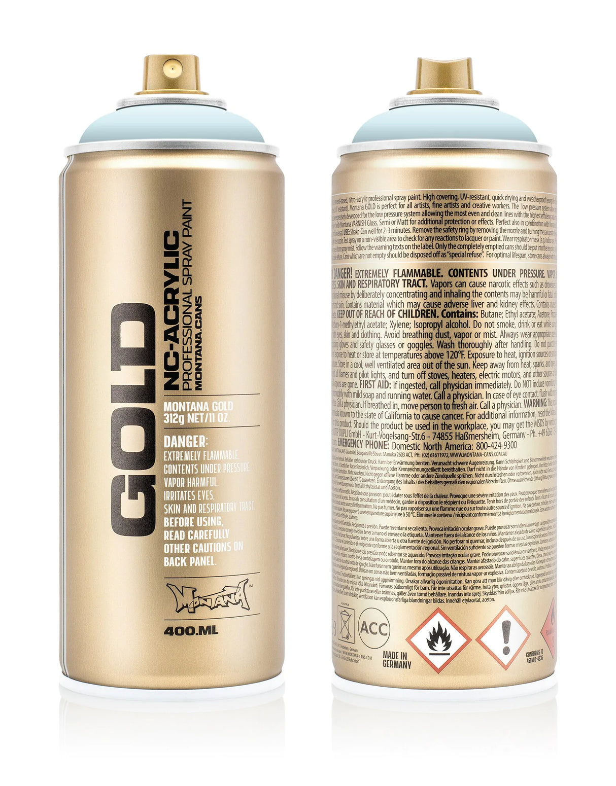 Montana GOLD Spray Paint 400ml - Flipper (G500)