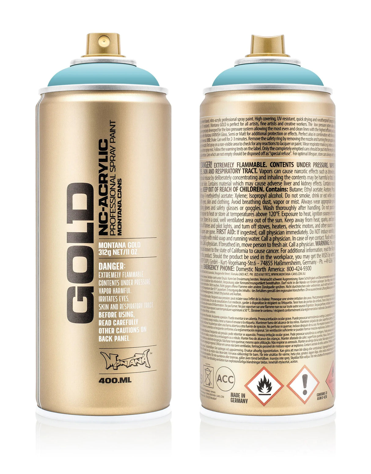 Montana GOLD Spray Paint - Shock Blue Light (S5000)