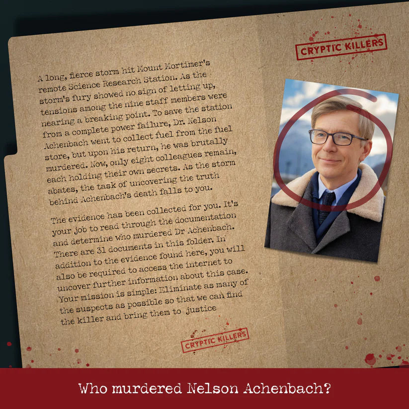 Cryptic Killers - Murder on Mount Mortimer