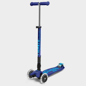 Micro Scooter Navy Maxi Deluxe LED Foldable
