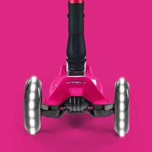 Maxi Micro Scooter Foldable LED: Pink