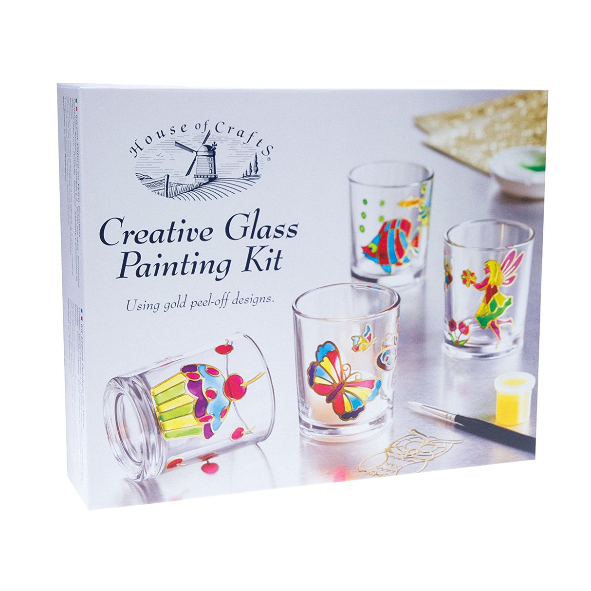 House Of Crafts Glass Painting Craft Kit