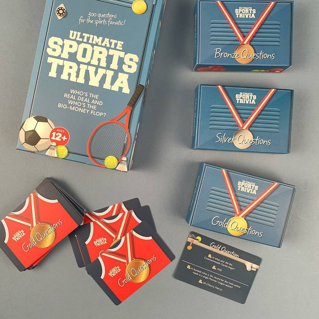 Professor Puzzle Sports Trivia Quiz Card Game