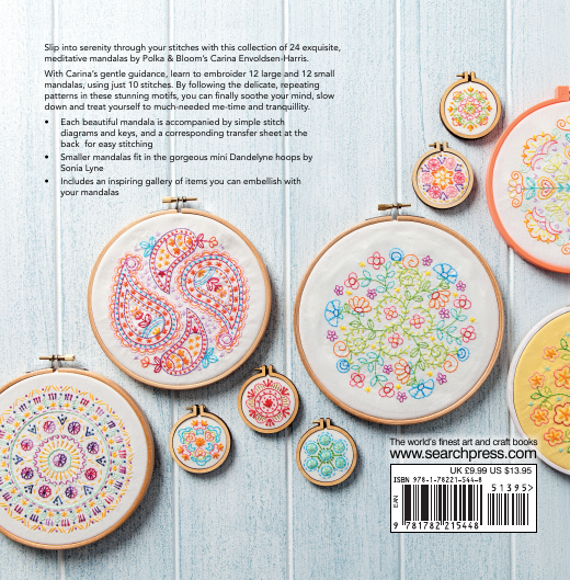 Mandalas to Embroider: Kaleidoscope Stitching in a Hoop Book