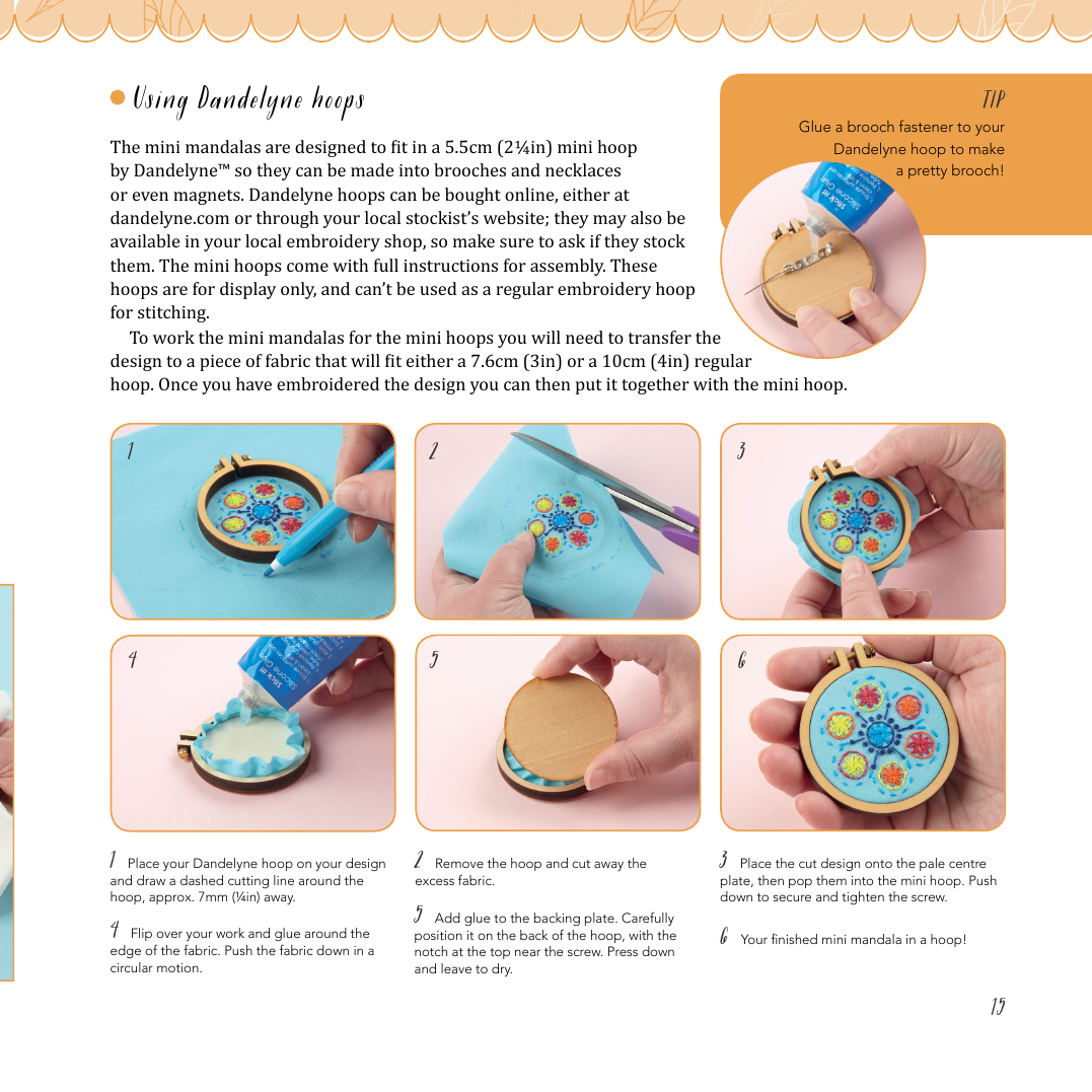 Mandalas to Embroider: Kaleidoscope Stitching in a Hoop Book