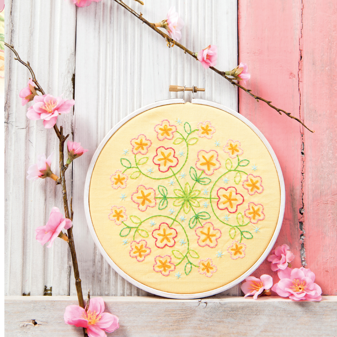 Mandalas to Embroider: Kaleidoscope Stitching in a Hoop Book