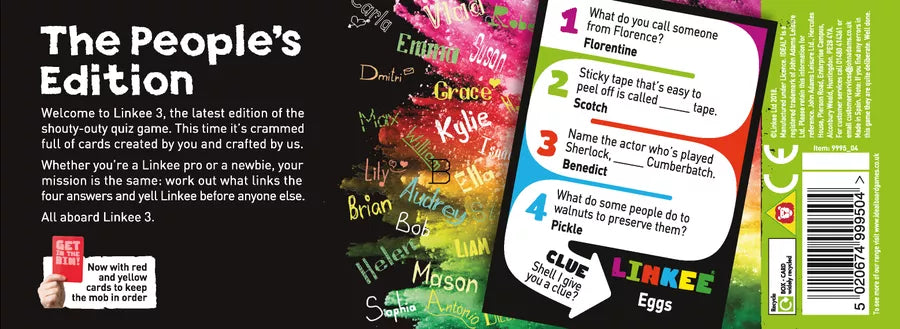 Linkee Trivia Card Game