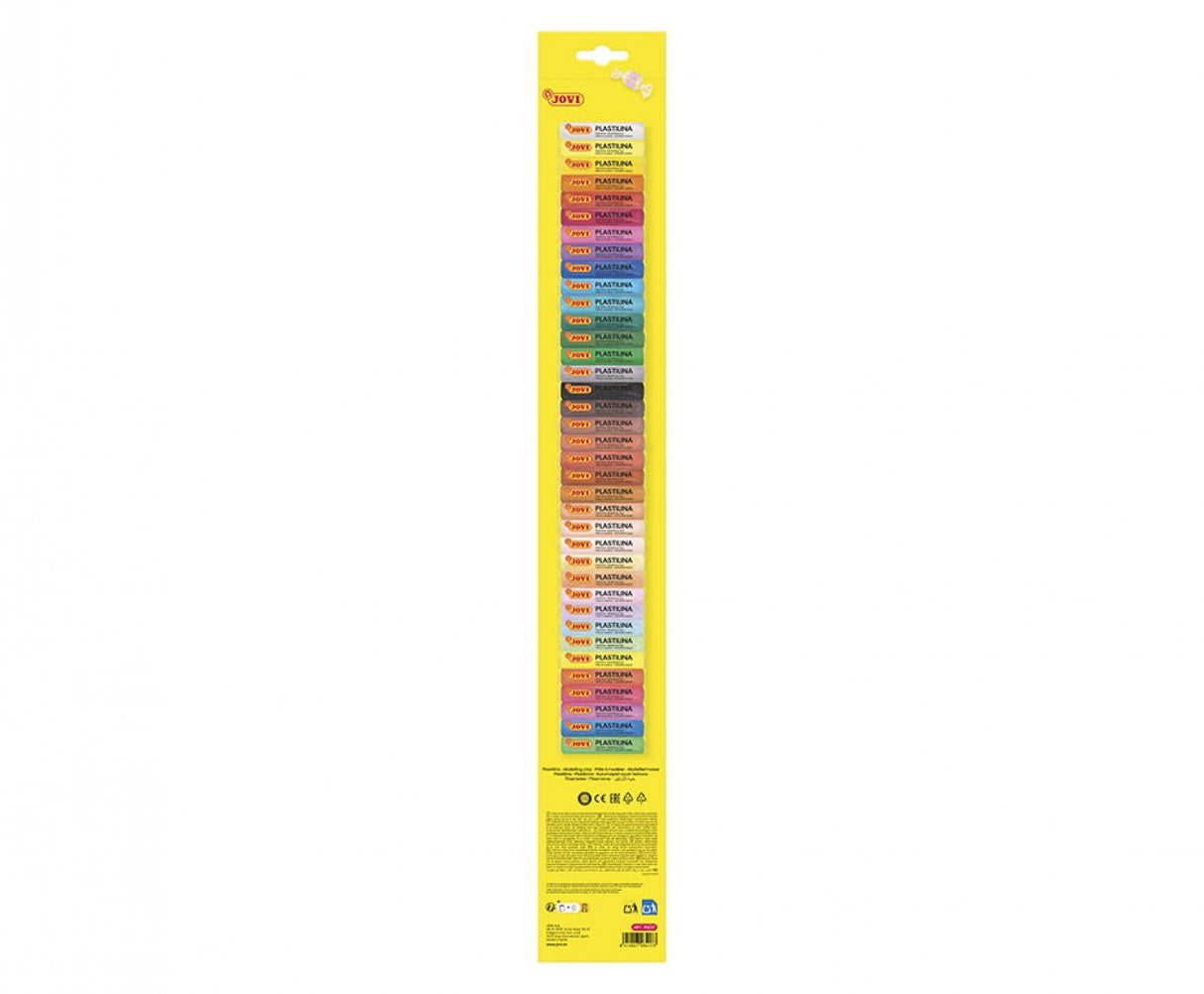 Jovi Plastilina Modelling Clay Set - Assorted Colours (37 x 15g)