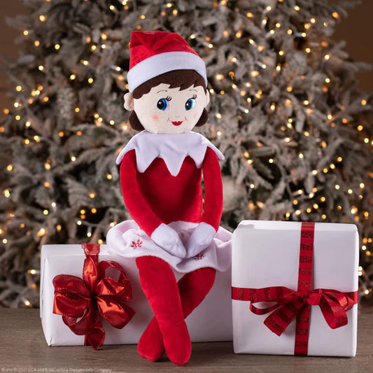 The Elf on the Shelf Plushee Pals Huggable Girl with Blue Eyes 27"