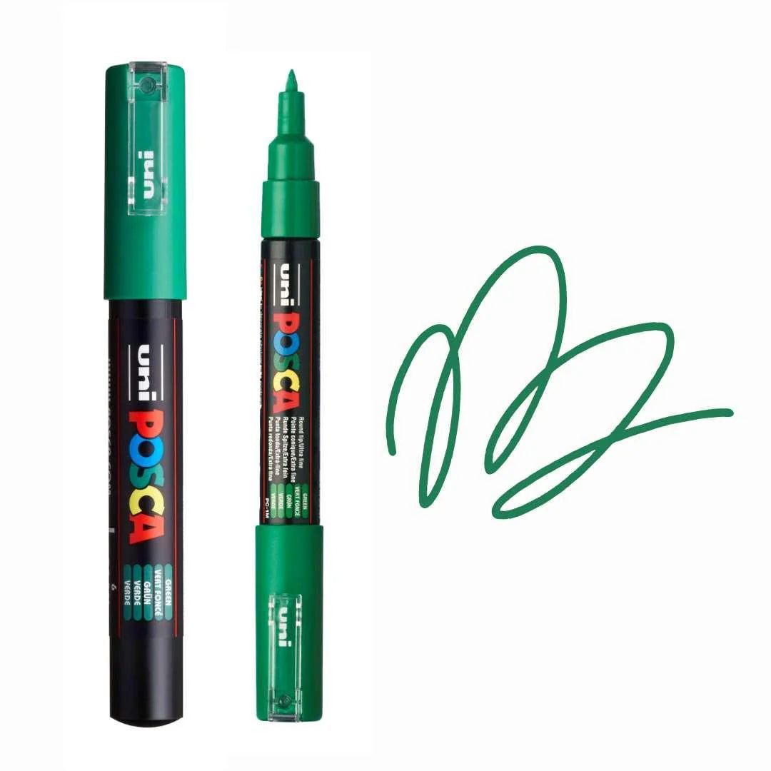Posca PC-1M Extra Fine Paint Marker - Green