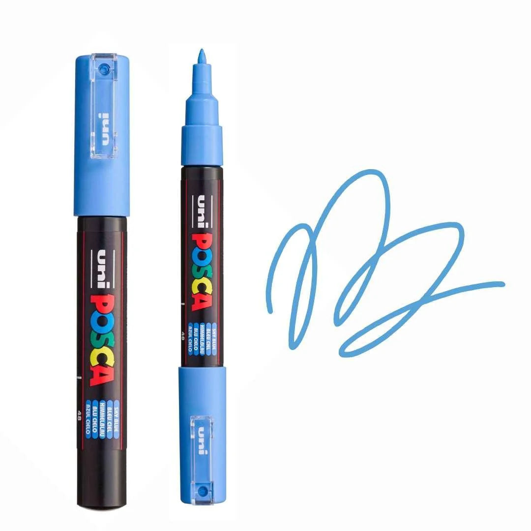 Posca PC-1M Extra Fine Paint Marker - Sky Blue