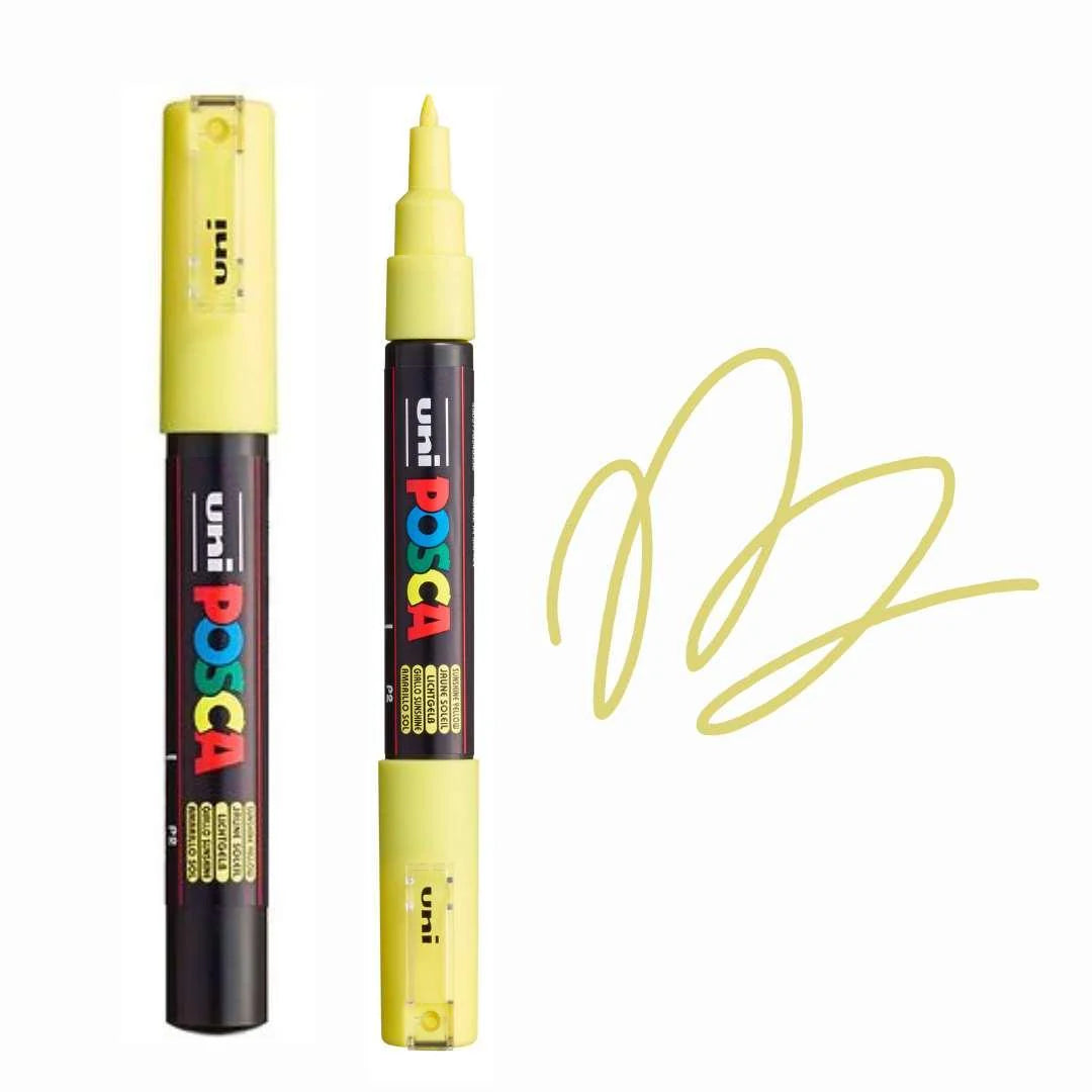 Posca PC-1M Extra Fine Bullet Tip Marker - Sunshine Yellow