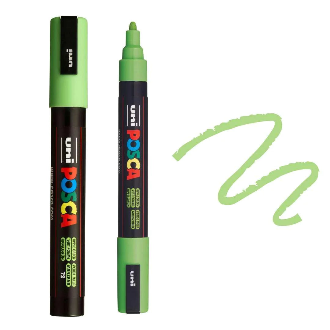 Posca PC-5M Medium Bullet Tip Marker Apple Green