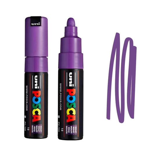 uni Posca PC-7M Marker Bold Bullet Tip Paint Marker Violet