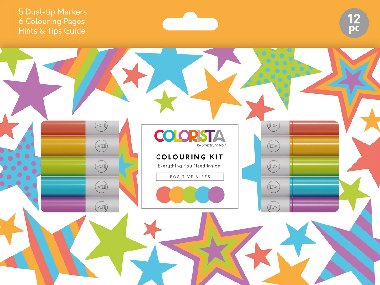 Colorista - Colouring Kit - Positive Vibes 12pc
