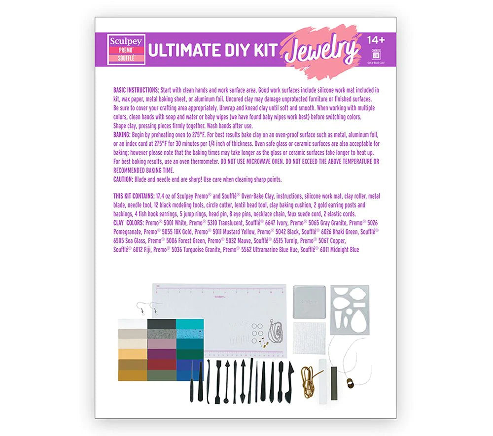 Sculpey Premo Clay Ultimate DIY Jewellery Making Kit