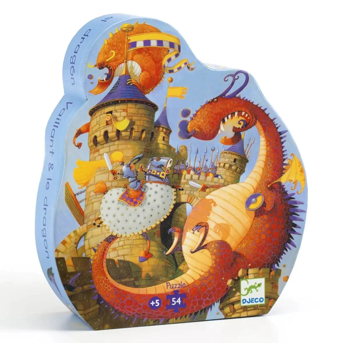 Djeco Valiant and the Dragon - 54 Piece Jigsaw Puzzle