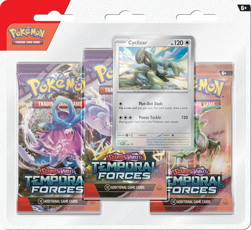 Pokémon Scarlet & Violet Temporal Forces - 3 Booster Packs