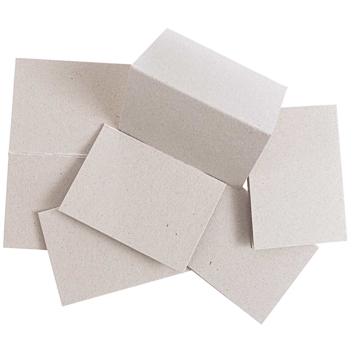 Table Cards Blank - Grey (6 Pack)