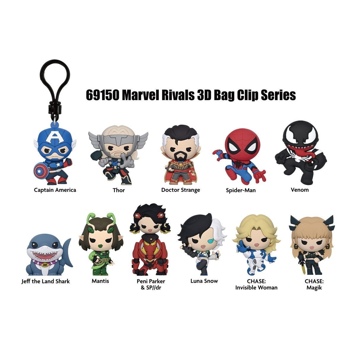 Marvel Rivals Series 17 Bag Clips Blind Bags