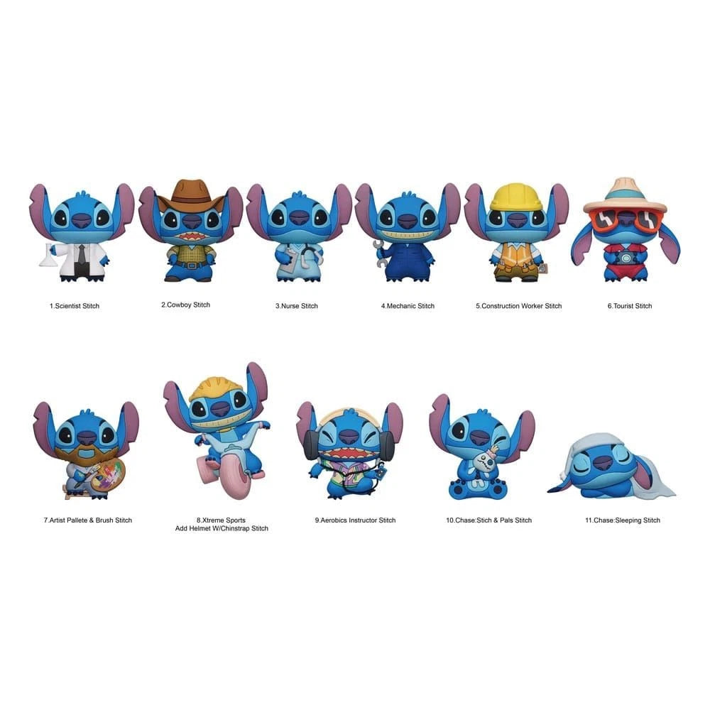 Disney's Stitch Series 6 Bag Clips (Blind Bag)