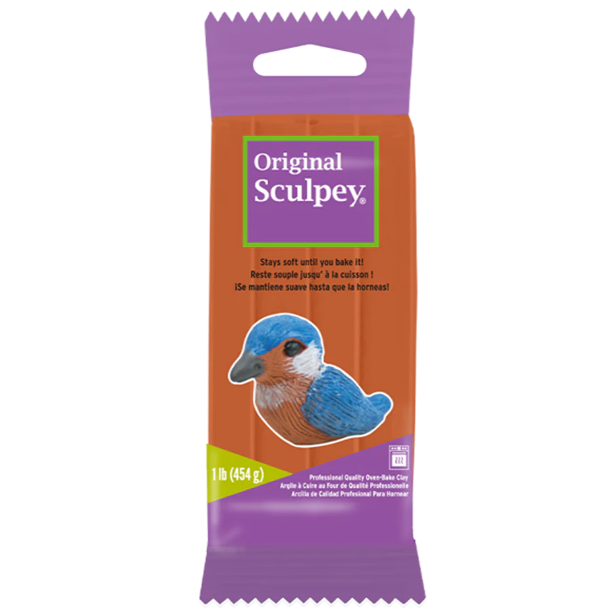 Sculpey Original Clay - Terracotta 1lb/454g