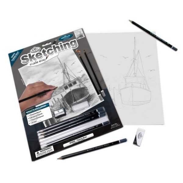 Sketching Made Easy Set - Fishing Boat