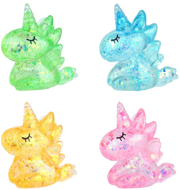 Slow Rise Sparkly Squeeze Unicorn 10cm (Assortment)